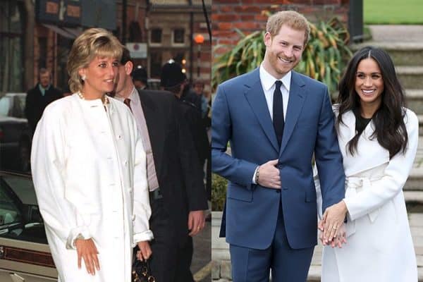 Seven Fashion Moments When Meghan Copied The Style Of The Princess Diana