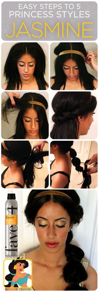 The Easiest DIY Disneys Princesses Inspired Hairstyles To Make In Less Than 10 Minutes