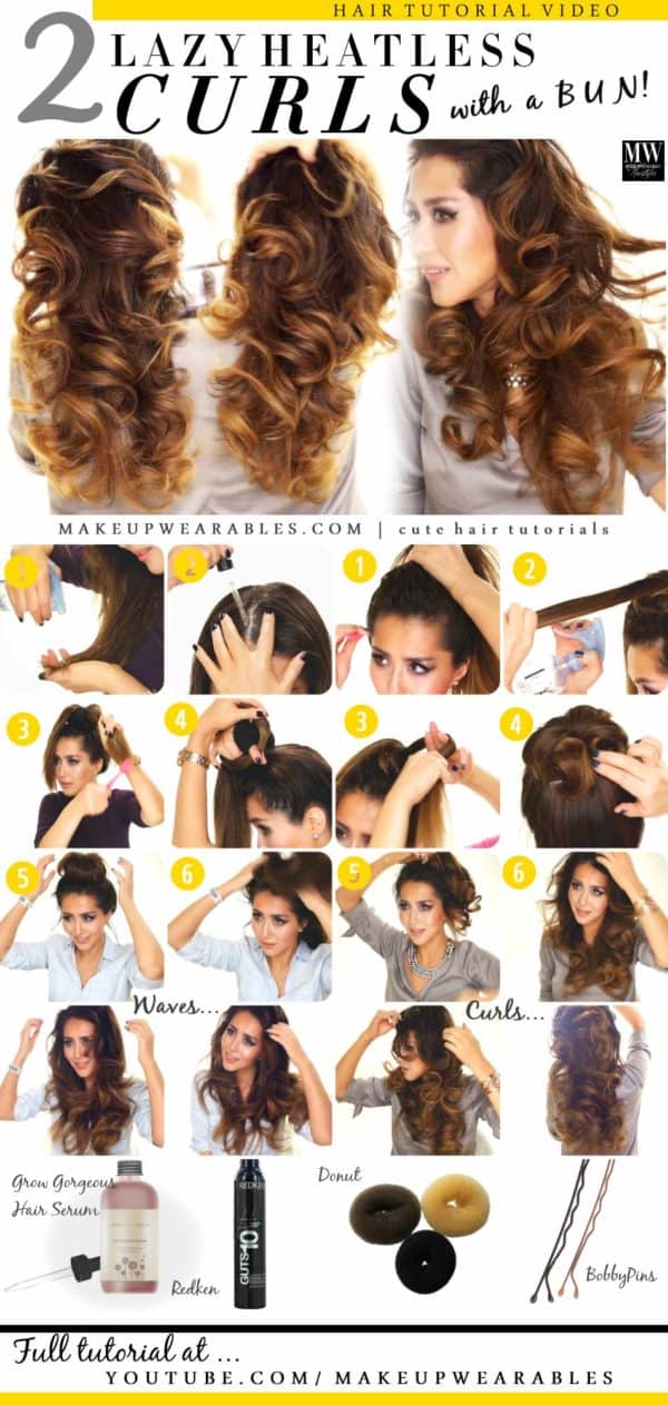 The Easiest DIY Step By Step Tutorials To A Perfectly Curly Hair With Voluminous Waves ALL FOR The Easiest DIY Step By Step Tutorials To A Perfectly Curly Hair With Voluminous Waves ALL FOR