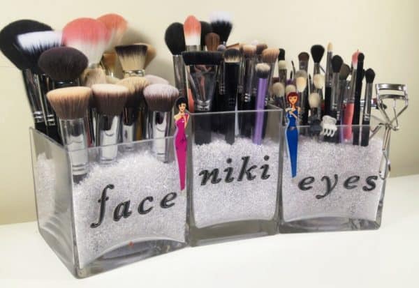 The Easiest DIY Make Up Organizer Tutorials That Will Save Your, And Your Make Up Tools Life