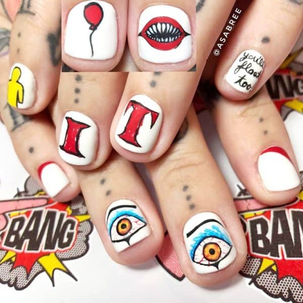 Amazing Halloween Inspired Nails Art Designs That Will Let Everybody Speechless