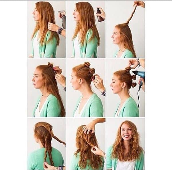 The Easiest DIY Step By Step Tutorials To A Perfectly Curly Hair With Voluminous Waves