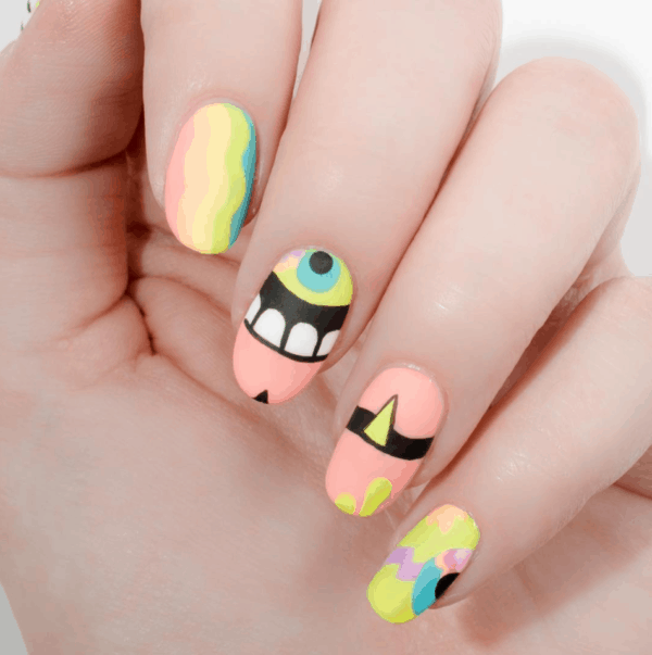 Amazing Halloween Inspired Nails Art Designs That Will Let Everybody Speechless