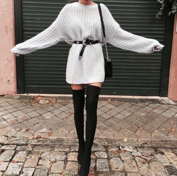 Ten Modern And Sophisticated Ways To Wear Over the knee Boots This Autumn