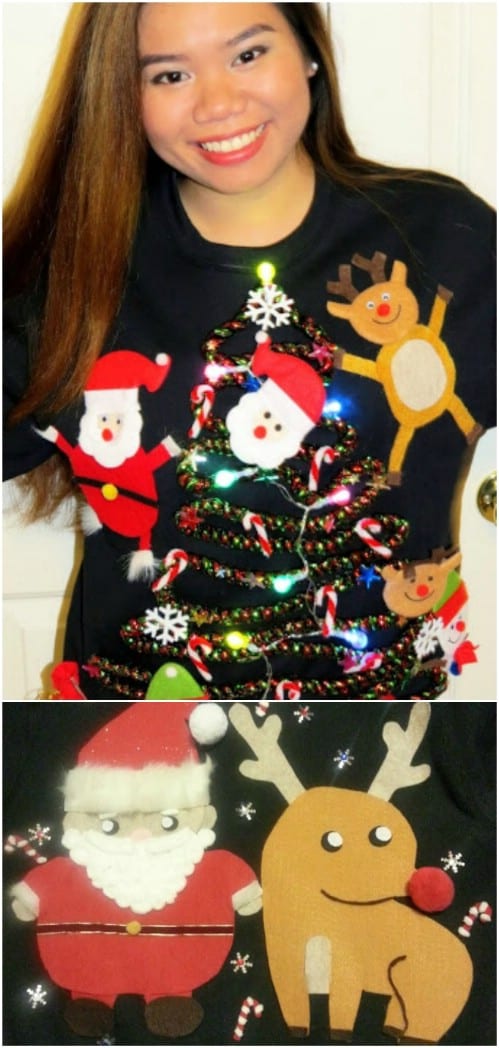 Inspiring DIY Ugly Christmas Sweater Ideas To Try With Your Friends