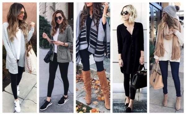 shirts that go with black leggings