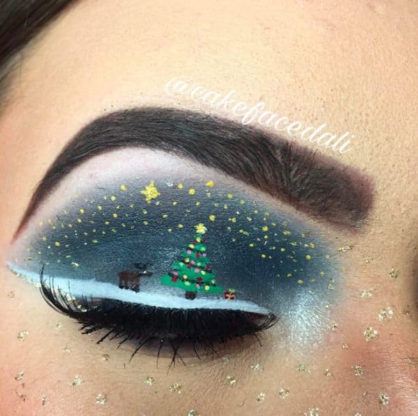 Christmas Themed Makeup Ideas For An Unusual Christmas Experience