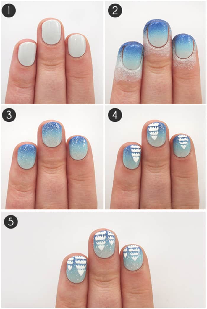 Step By Step DIY Christmas Nails Art Tutorials You Must Try For The ...