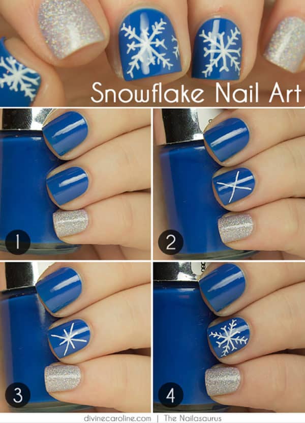 Step By Step DIY Christmas Nails Art Tutorials You Must Try For The Holidays