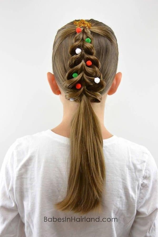 Adorable DIY Kids Christmas Hairstyles Your Children Will Fall In Love With