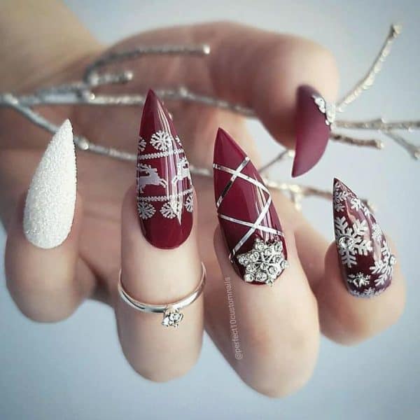 Creative Christmas Inspired Nails For A Festive Holidays