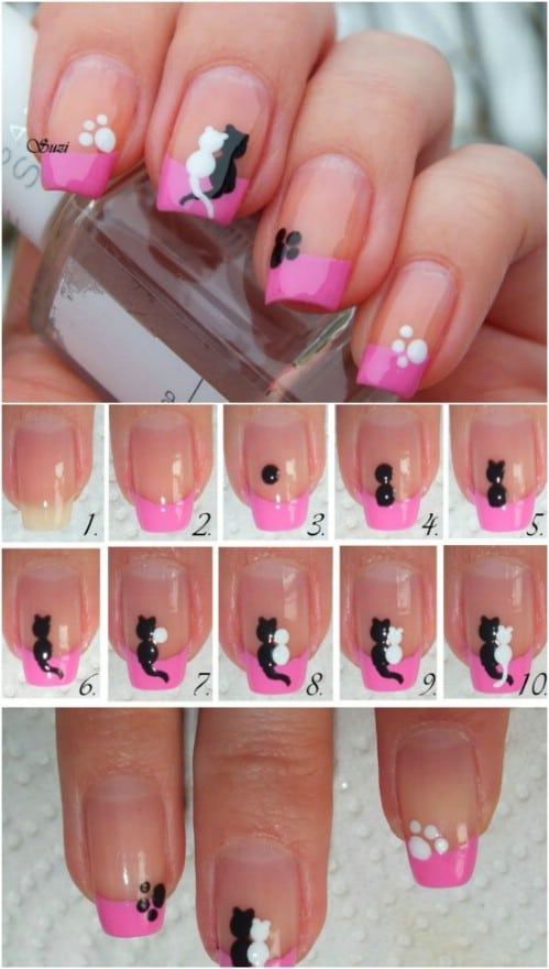 DIY Step By Step Valentines Nails Art Tutorials You Will Simply Adore