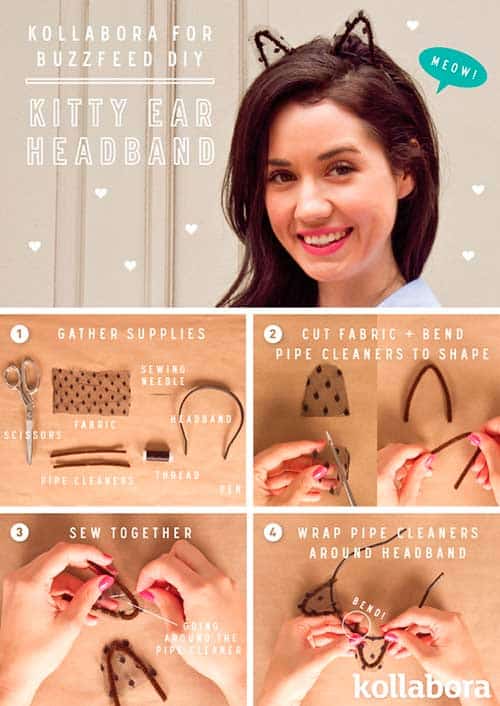 Cute DIY Headband Hair Accessories That Are So Easy To Do