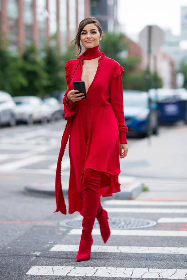 The Most Romantic All Red Valentines Day Outfits To Try
