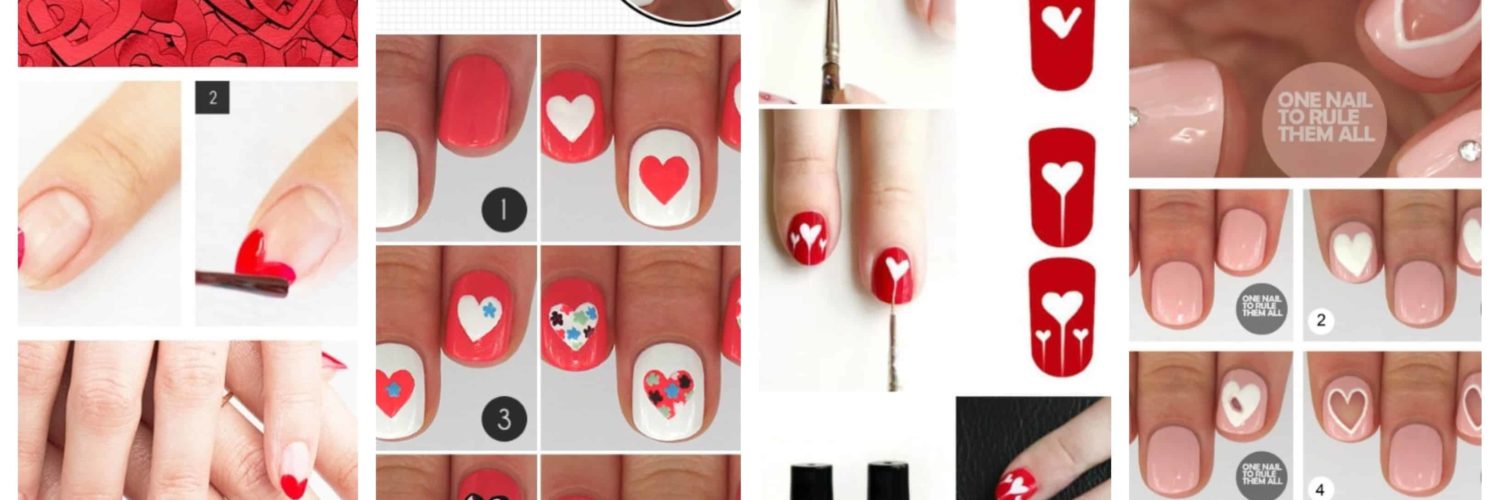 DIY Step By Step Valentine's Nails Art Tutorials You Will Simply Adore ...