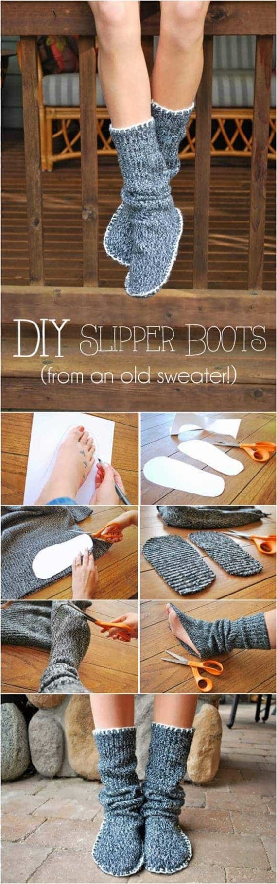 The Best DIY Projects To Re purpose An Old Sweater - ALL FOR FASHION DESIGN