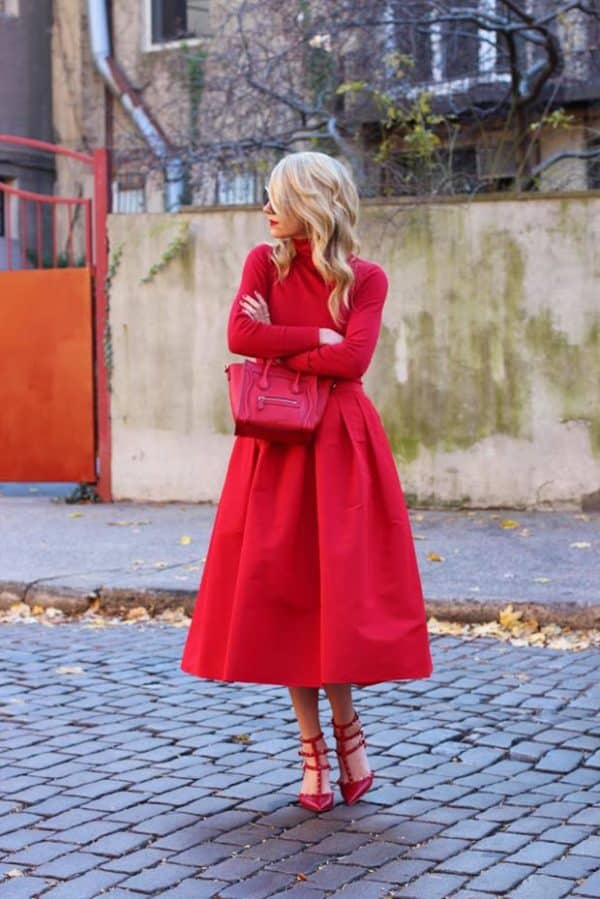 The Most Romantic All Red Valentines Day Outfits To Try