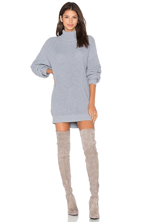 The Best Ways To Wear Sweater Dress During Winter