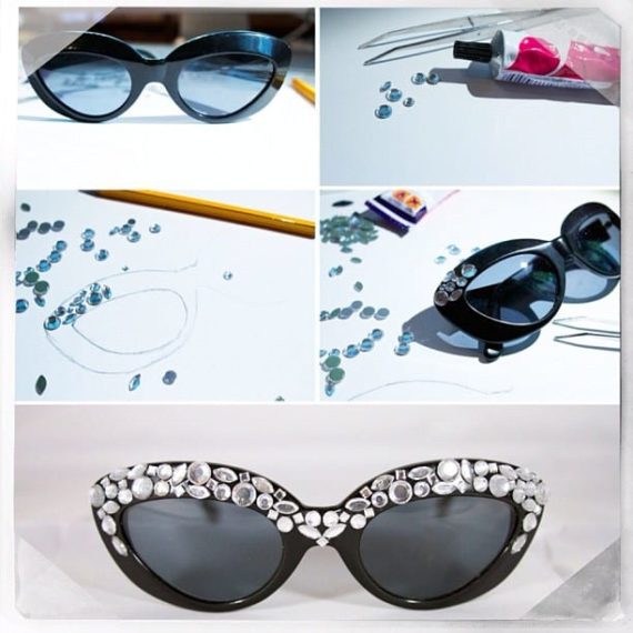 Step By Step DIY Tutorials To Upgrade Your Old Boring Sunglasses Into