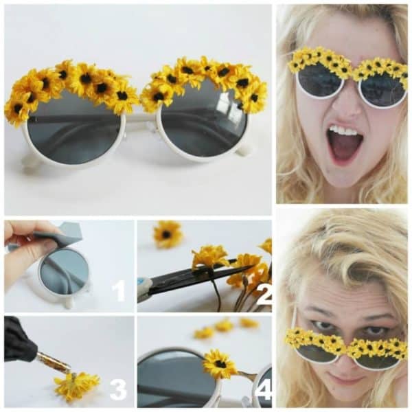 Step By Step DIY Tutorials To Upgrade Your Old Boring Sunglasses Into Chic Eye wear Ready For The Spring