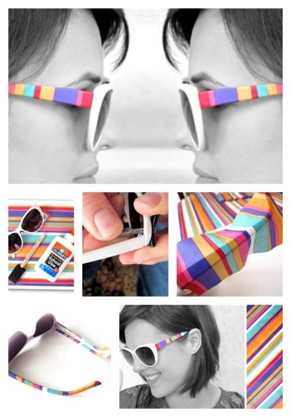 Step By Step DIY Tutorials To Upgrade Your Old Boring Sunglasses Into Chic Eye wear Ready For The Spring