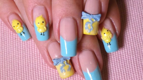 Creative 3D Easter Inspired Nails Art Designs To Try For The Following Holiday
