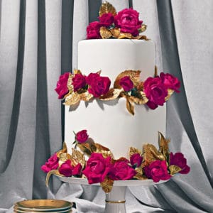 Magenta and Gold Wedding Decor Color Scheme For Bolder and Royal Wedding