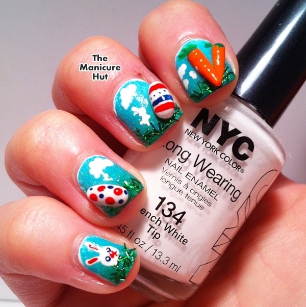 Creative 3D Easter Inspired Nails Art Designs To Try For The Following Holiday