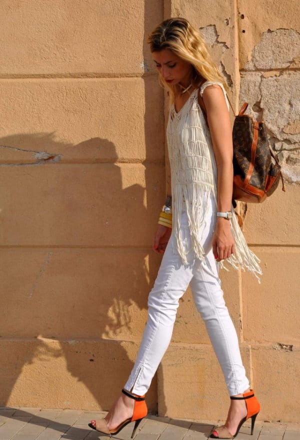 All White Outfits For Goddesses Look This Spring