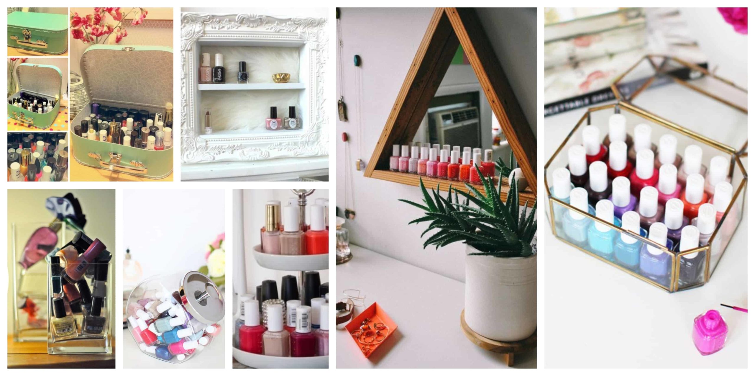 Inspiring DIY Nails Polishes Storing Ideas That Will Save You Space