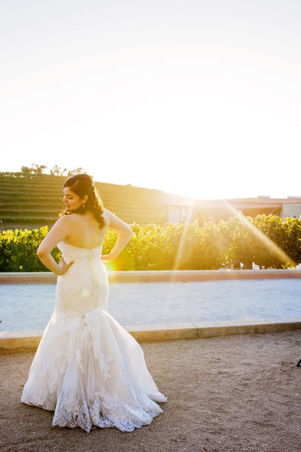 How To Get Beautiful Sunset Wedding Portraits