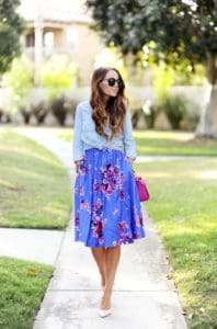 The Most Feminine Midi Skirts For A Flirty Look This Summer