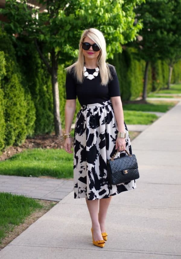 The Most Feminine Midi Skirts For A Flirty Look This Summer