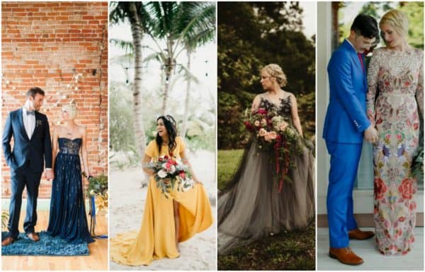 Eye Catching Nontraditional Wedding Dresses For A Dream Come True