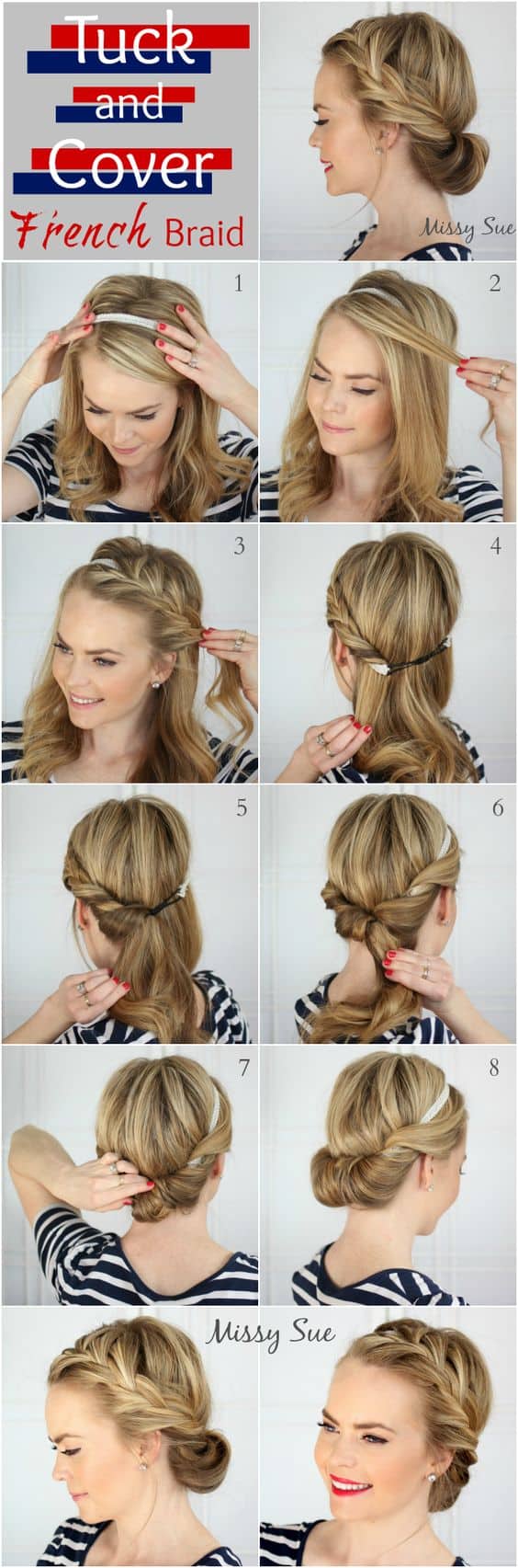 Quick And Easy Step By Step Hairstyles For Beginners