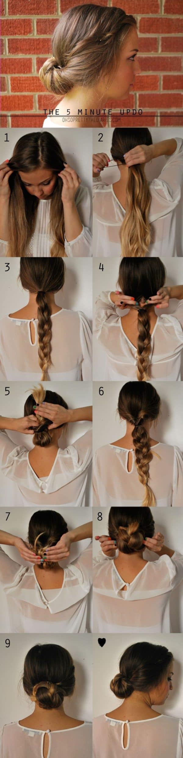 Quick And Easy Step By Step Hairstyles For Beginners