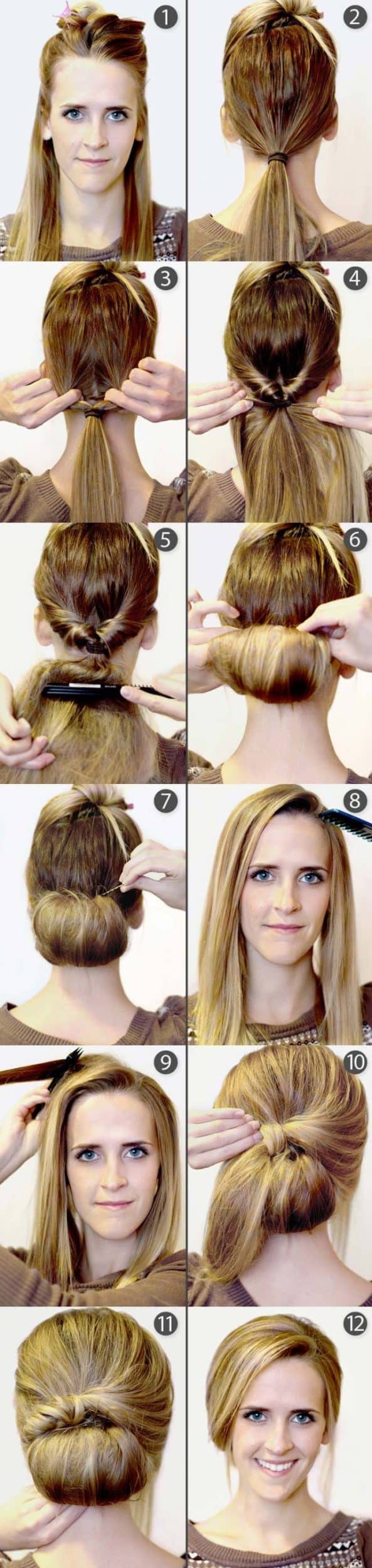 Quick And Easy Step By Step Hairstyles For Beginners