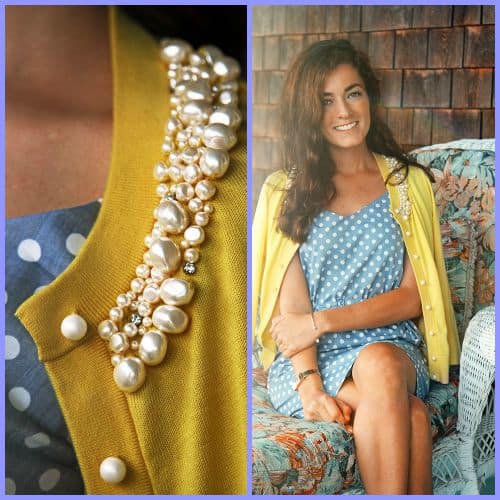 Pretty DIY Pearls Embellished Clothes That Are Easy To Make