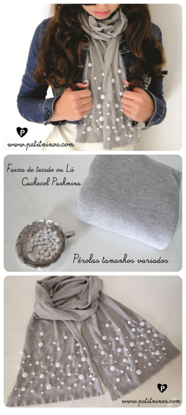 Pretty DIY Pearls Embellished Clothes That Are Easy To Make