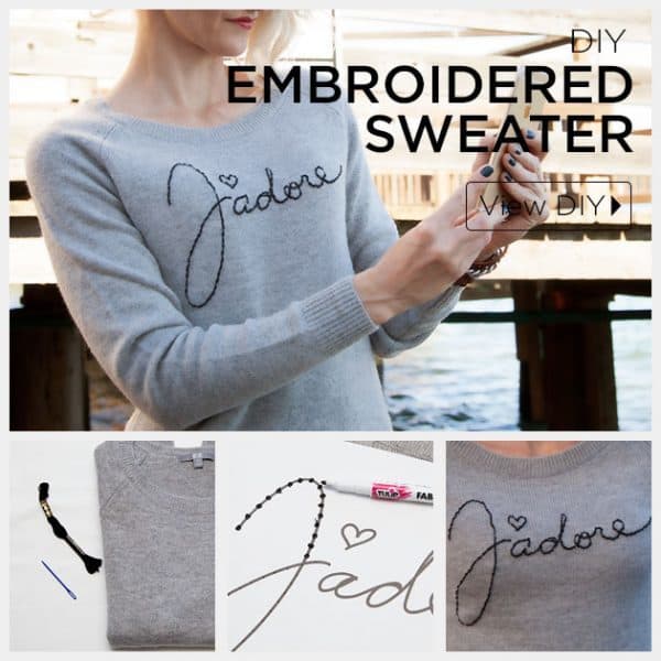 Fabulous DIY Sweater Makeover Ideas That You Are Going To Love