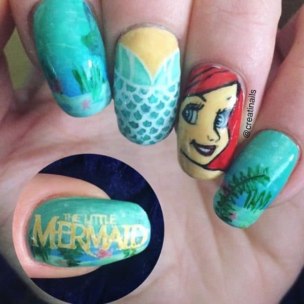 Interesting Disney Nails Designs That Even Adults Will Go Crazy For