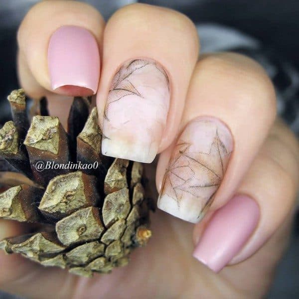 Eye Catching Leafy Fall Nails That Will Make You Fall In Love With Fall