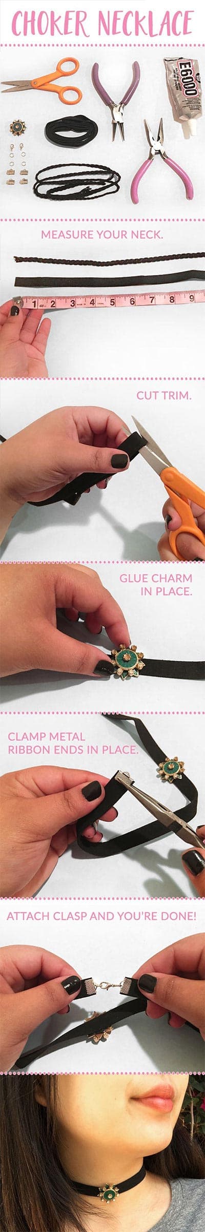 Lovely DIY Choker Crafts That Are Easy To Make