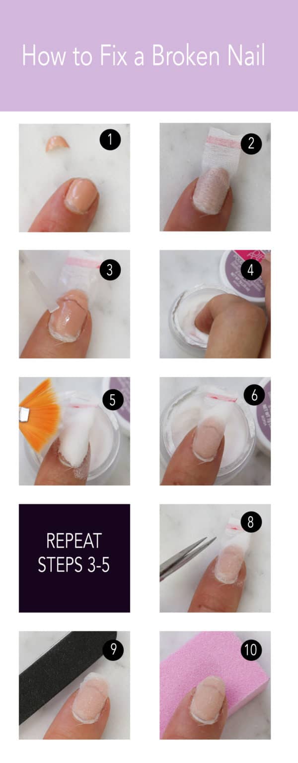 How To Fix Broken Nails At Home Quickly And Easily