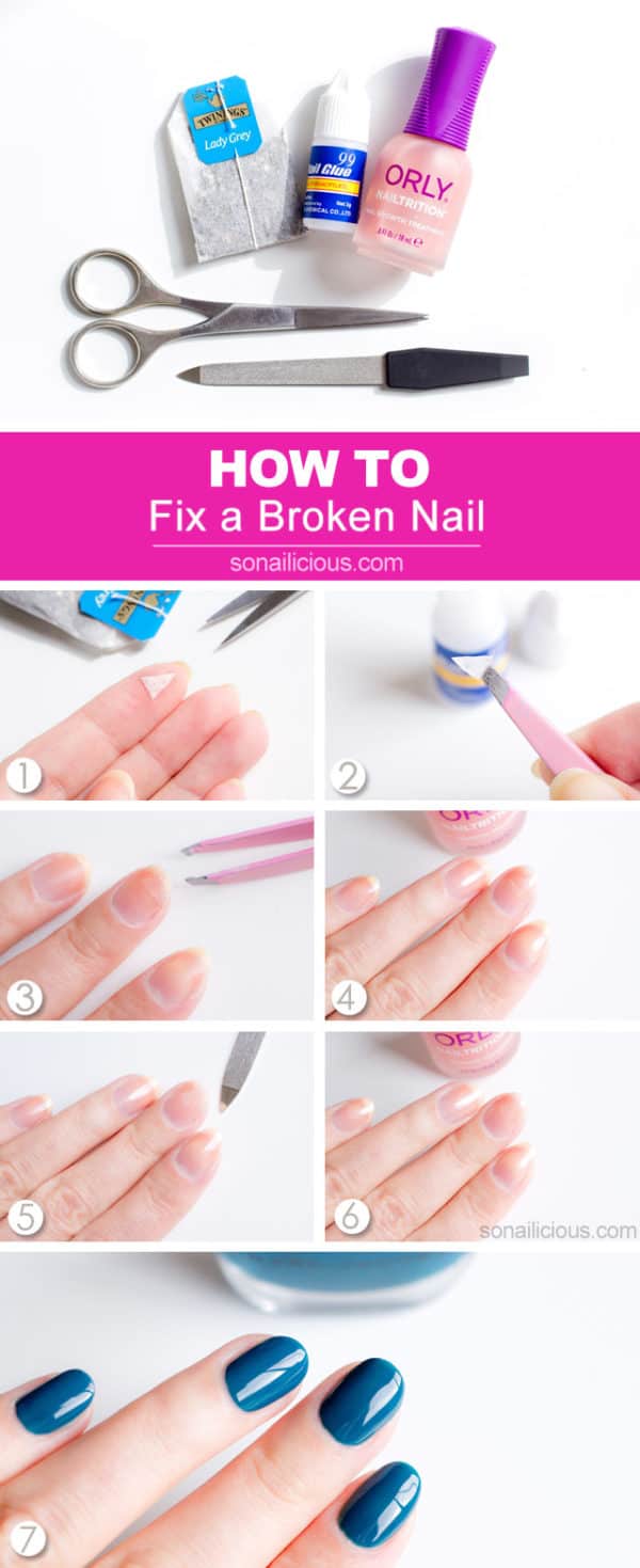 How To Fix Broken Nails At Home Quickly And Easily
