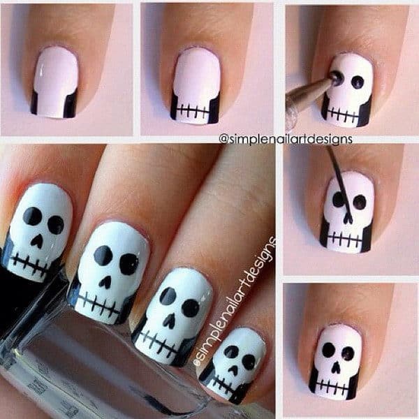 Scary Halloween Manicure Tutorials That Will Catch Your Eye