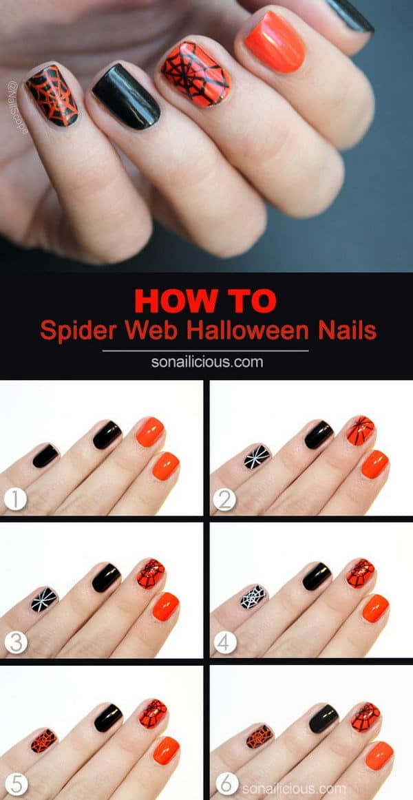 Scary Halloween Manicure Tutorials That Will Catch Your Eye