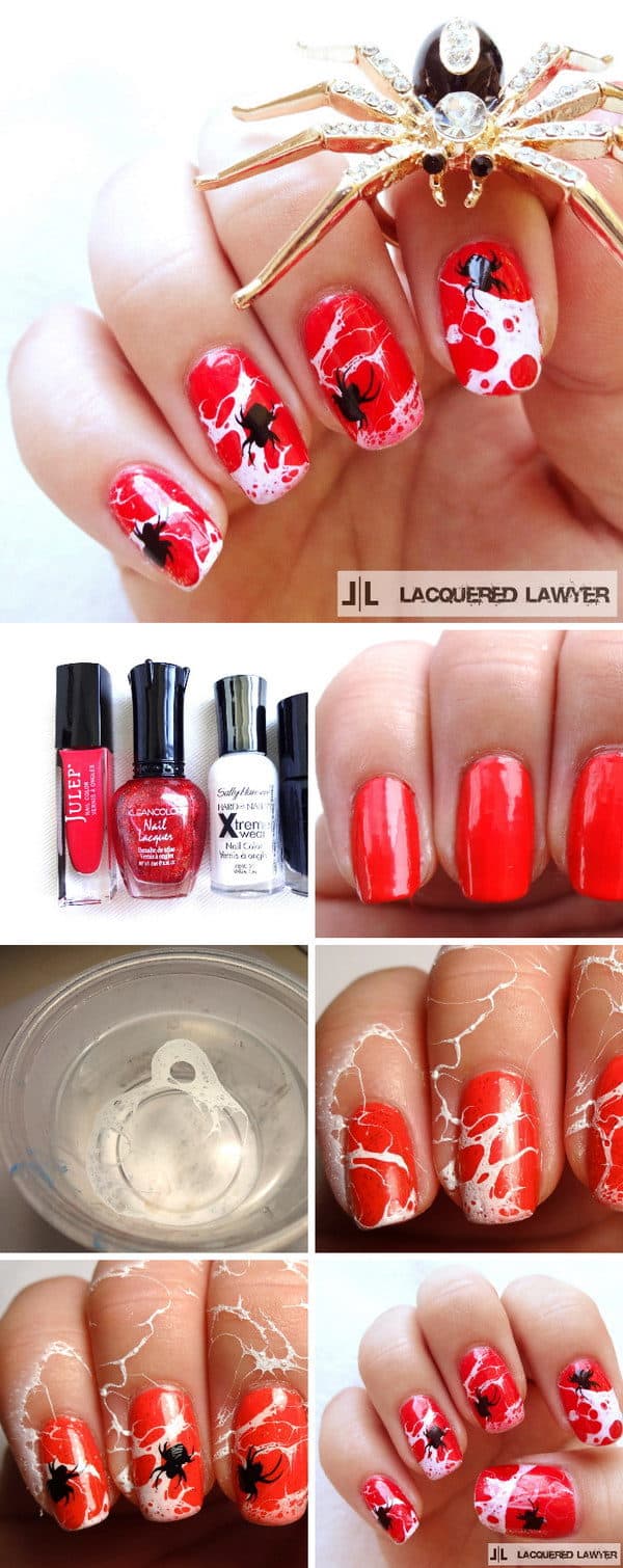 Scary Halloween Manicure Tutorials That Will Catch Your Eye