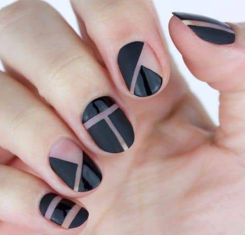 Negative Space Manicure Ideas That Are Sophisticated And Stylish