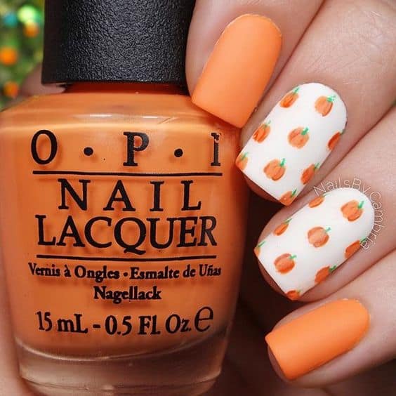 Pumpkin Nails That Are Just Great For Halloween And This Fall